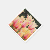 Delikate rosa Petals Serviette (Ecke)