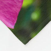 Delikate rosa Rosa Rose. Fleecedecke (Ecke)