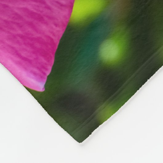 Delikate rosa Rosa Rose. Fleecedecke (Ecke)