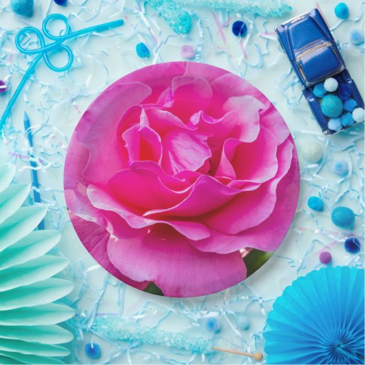 Delikate rosa Rosa Rose. Pappteller (Party)