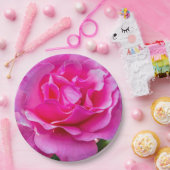 Delikate rosa Rosa Rose. Pappteller (Party)