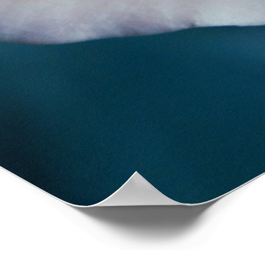 Delikate rosa Rosenblättern Makro Abstrakt Poster (Ecke)