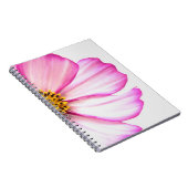 Delikate Rosa Wilde Blume Notizblock (Rechte Seite)