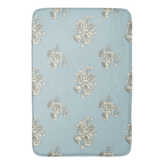 Delikate Rose Badematte (Vorderseite Vertikal)