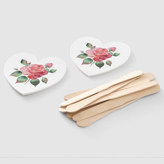 Delikate Rose Fächer (Non-assembled)