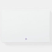 Delikate Rose Gästebuch (Rückseite)