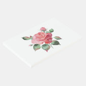 Delikate Rose Gästebuch (Ecke)