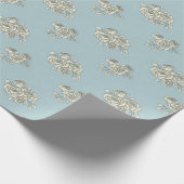 Delikate Rose Geschenkpapier (Ecke)