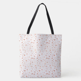 Delikate Rose Gold Stars Große Schulter Tasche