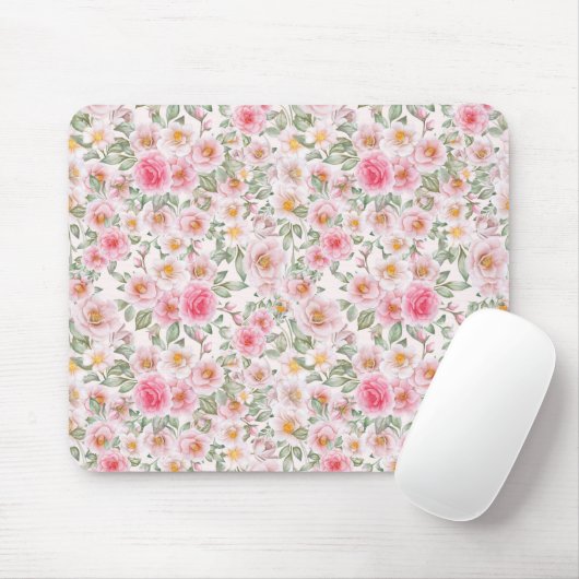 Delikate Rose im Garten Mousepad (Mit Mouse)