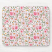Delikate Rose im Garten Mousepad (Vorne)