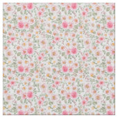 Delikate Rose im Garten Stoff (Nahaufnahme)