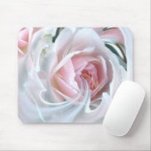 Delikate Rose in Marmor Mousepad (Mit Mouse)