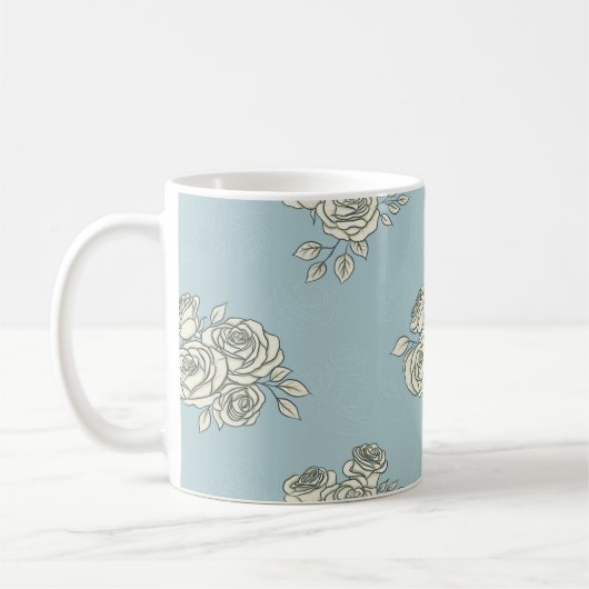 Delikate Rose Kaffeetasse (Links)