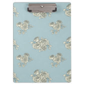 Delikate Rose Klemmbrett (Vorderseite)