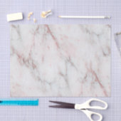 Delikate Rose Marmor Seidenpapier (Handwerk)