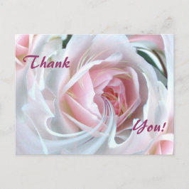 Delikate Rose mit Marmoreffekten Postkarte