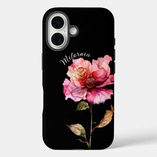Delikate Rose, personalisieren Case-Mate iPhone Hülle (Rückseite)