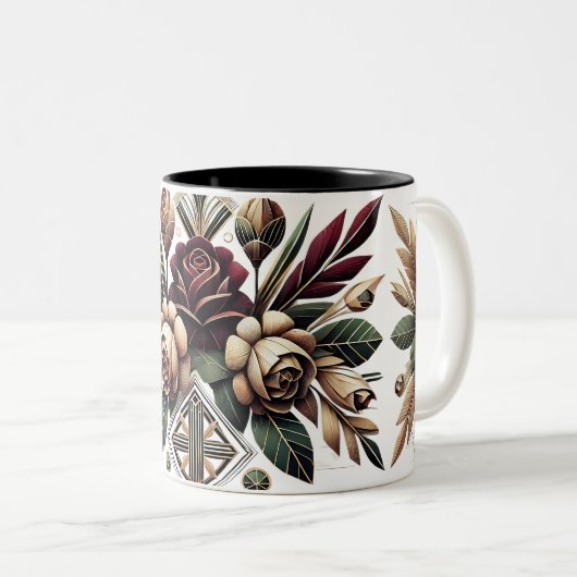 Delikate Rose Petals Tasse (VorderseiteRechts)