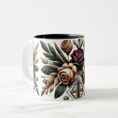 Delikate Rose Petals Tasse (Vorderseite Links)