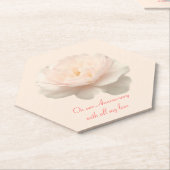 Delikate Rose Untersetzer (angewinkelt)