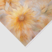 Delikate, sanfte, elegante Sonnenblumen Florals De Seidenpapier (Ausschnitt)