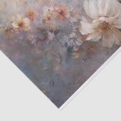 Delikate, sanfte, schöne, elegante Florals Dekorat Seidenpapier (Ausschnitt)