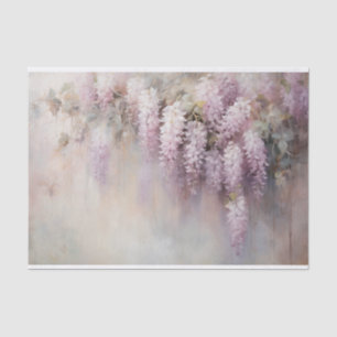 Delikate, sanfte, schöne, elegante Florals Dekorat Seidenpapier