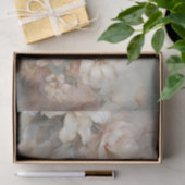 Delikate, sanfte, schöne, elegante Florals Dekorat Seidenpapier (Geschenk)