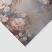 Delikate, sanfte, schöne, elegante Florals Dekorat Seidenpapier (Ausschnitt)