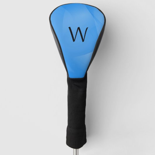 Delikate Schichten von Blue Accent Initial Golf Headcover (Vorderseite)