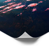 Delikate Schönheit der Kirschblüten Poster (Ecke)