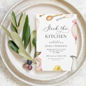 Delikate Script Stock The Kitchen Brautparty Einladung