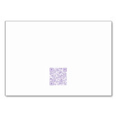 Delikate Sitzplatzzuweisung Tischnummer (Rückseite)