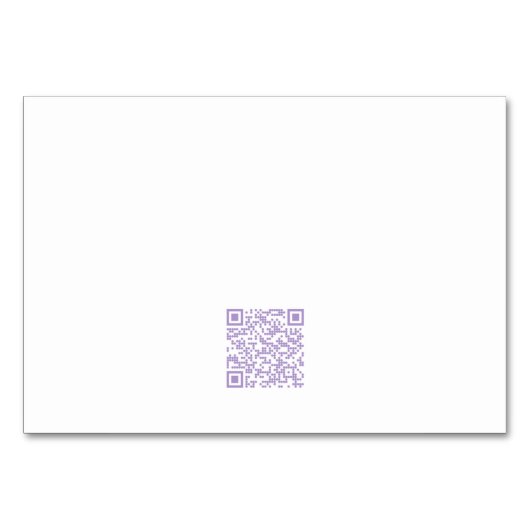 Delikate Sitzplatzzuweisung Tischnummer (Rückseite)