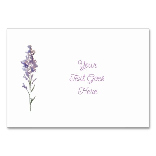 Delikate Sitzplatzzuweisung Tischnummer (Vorderseite)