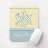 Delikate Snowflake Weihnachtsmousepad Mousepad (Mit Mouse)