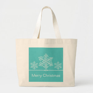 Delikate Snowflakes Weihnachtsfeiertage Tasche