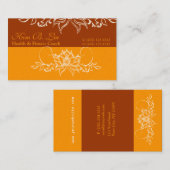 Delikate Soft Boho White Indian Lotus Blume Bold Visitenkarte (Vorne/Hinten)