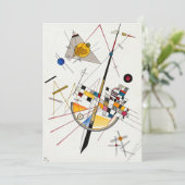 Delikate Spannung, Nr. 85 von Wassily Kandinsky Dankeskarte (Stehend Vorderseite)