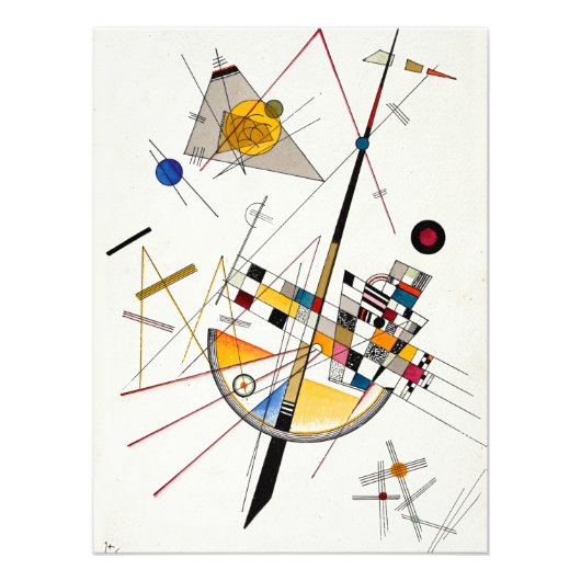 Delikate Spannung, Nr. 85 von Wassily Kandinsky Fotodruck (Vorne)