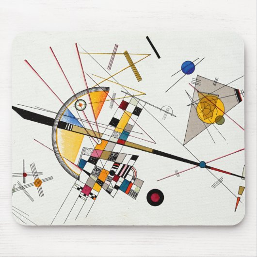 Delikate Spannung, Nr. 85 von Wassily Kandinsky Mousepad (Vorne)