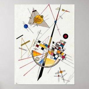 Delikate Spannung, Nr. 85 von Wassily Kandinsky Poster