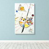 Delikate Spannung von Wassily Kandinsky Leinwanddruck (Insitu (Holzboden))