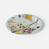 Delikate Spannung von Wassily Kandinsky Pappteller (Schrägansicht)