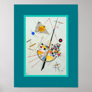 Delikate Spannung von Wassily Kandinsky Poster