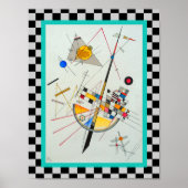 Delikate Spannung von Wassily Kandinsky Poster (Vorne)