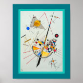 Delikate Spannung von Wassily Kandinsky Poster (Vorne)