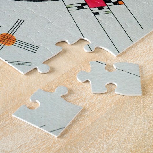 Delikate Spannung von Wassily Kandinsky Puzzle (Seite)