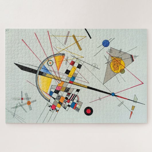 Delikate Spannung von Wassily Kandinsky Puzzle (Horizontal)